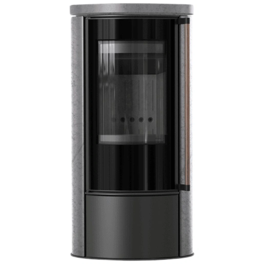 Soba Erik 5.5kW ceramica Grey Satin - maner lemn - samota neagra.jpg