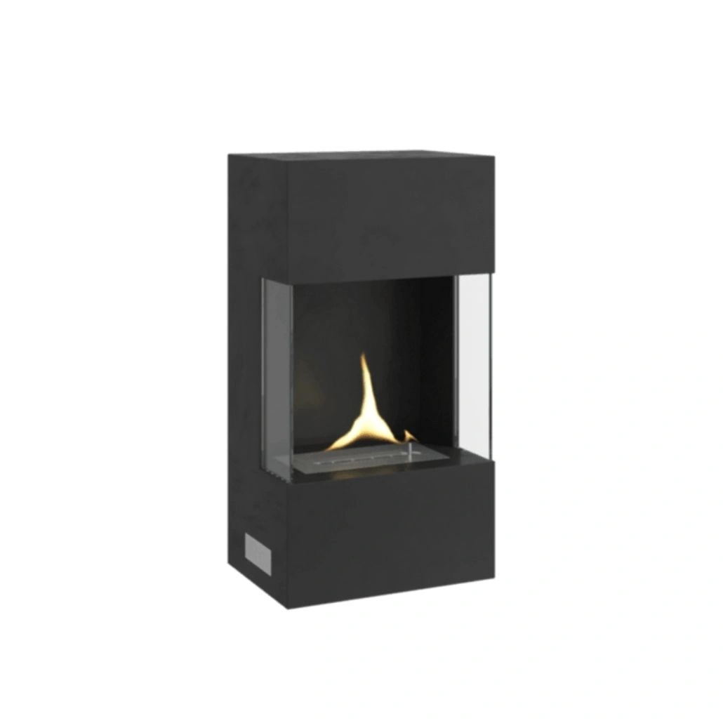 Semineu portabil TenderFlame INDIE WALL Negru.jpg
